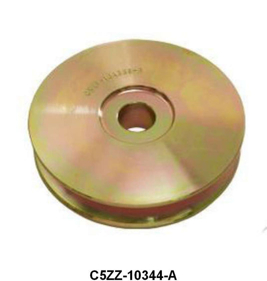 CORRECT REPRODUCTION ALTERNATOR PULLEY - 65-67 289HP YELLOW ZINC STEEL