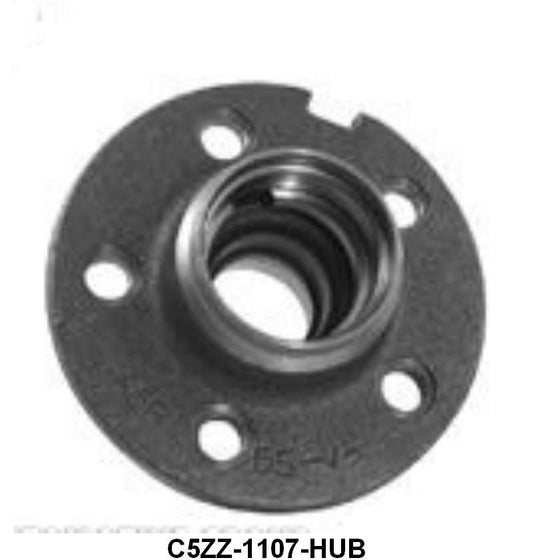 FRONT BRAKE DRUM HUB - 62-69 FAIRLANE 63-68 FALCON 65-68 MUSTANG V8 5 lug