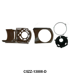 HEADLIGHT BUCKET ASSEMBLY - 65-66 MUSTANG LEFT HAND