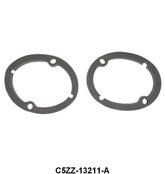 PARK LIGHT LENS GASKETS - 64-66 MUSTANG, 67-68 COUGAR