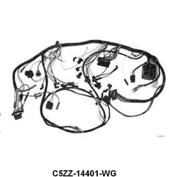 UNDER DASH HARNESS - 65 MUST W/GAUGES W/3SPD HEATER