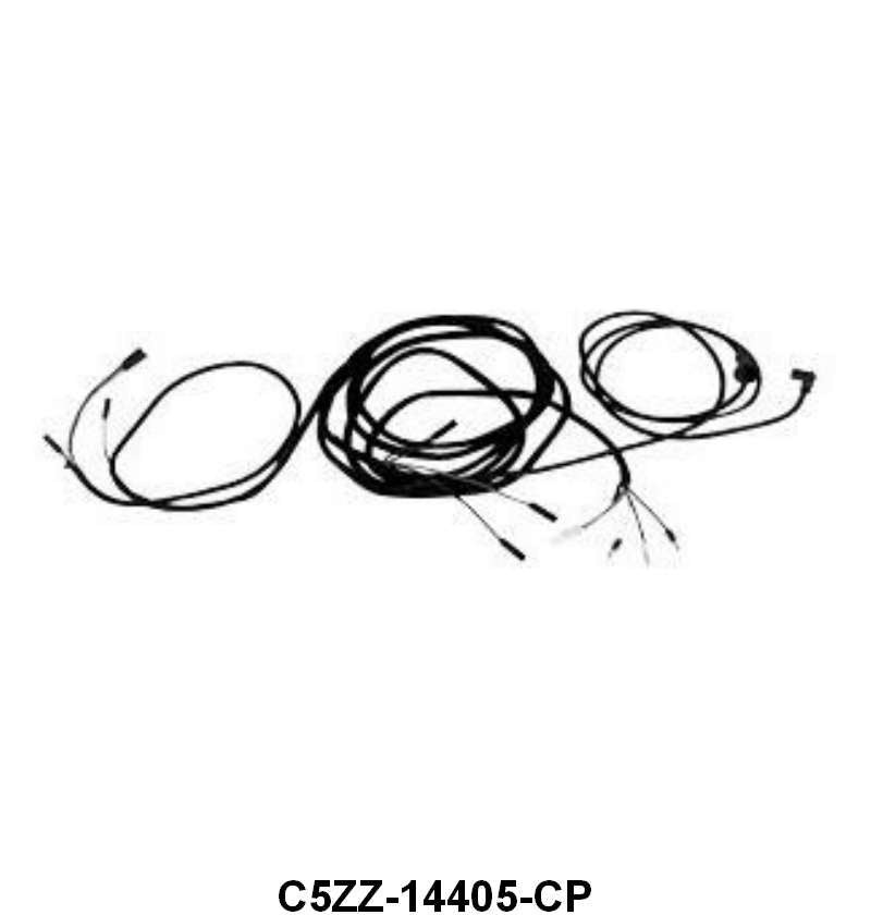 TAIL LIGHT WIRING HARNESS - 65 MUSTANG COUPE, CONVERTIBLE