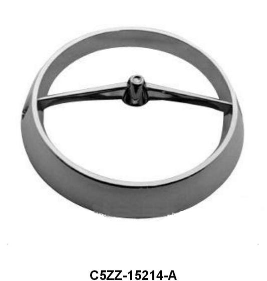 FOG LIGHT HOUSING RIM - 65-68 MUSTANG
