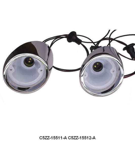 BACKUP LIGHT HOUSING - 65-66 MUSTANG LH