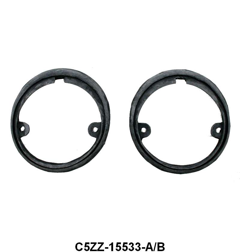 BACKUP LIGHT HOUSING TO REAR VALANCE PADS - 64-66 MUSTANG