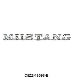 FENDER EMBLEM/SCRIPT - 65-66 COUPE/CONV 