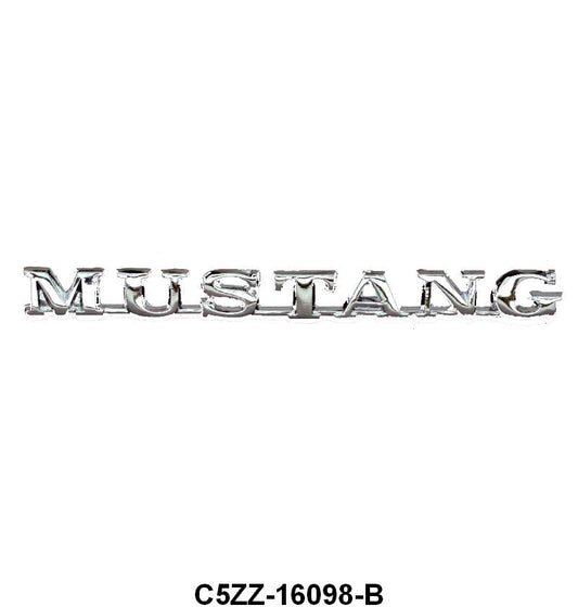 FENDER EMBLEM/SCRIPT - 65-66 COUPE/CONV "MUSTANG"