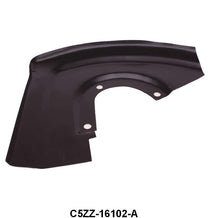 FRONT OF FRONT FENDER SPLASH SHIELD - 64-66 MUSTANG RH