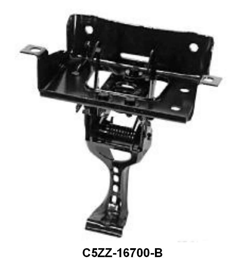 HOOD LATCH - 64-65 MUSTANG WITH TOP PLATE