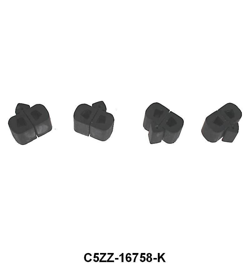 HOOD SIDE BUMPERS ON FENDERS - 64-66 MUSTANG, 64-65 FALCON, COMET, RANCHERO