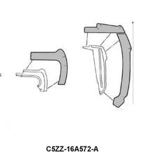 FENDER SPLASH SHIELD SEAL SET - 65-66 MUSTANG