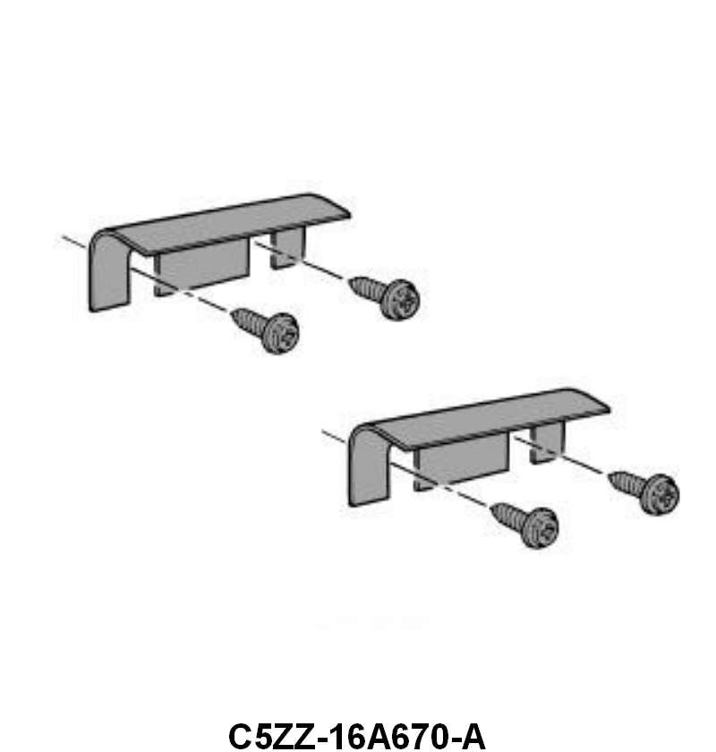 COWL LACE RETAINING CLIPS WITH SCREWS - 60-65 FLCN, 62 FRLN, 64-66 MUST