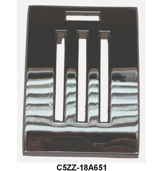 HEATER DASH PLATE WITH KNOBS - 64-65 FALCON, 64-66 MUSTANG