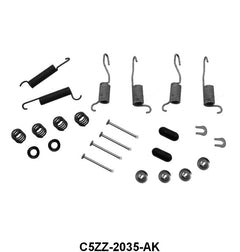 FRONT BRAKE SHOE SPRING AND HOLD DOWN KIT - 62-70 FLC/MUST 62-65 CMT 9