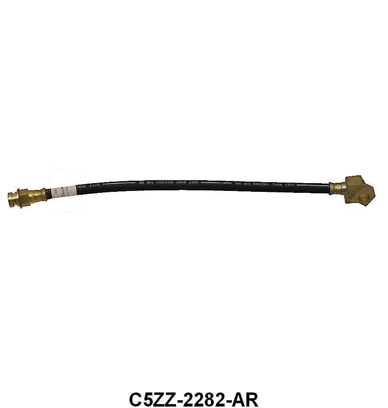 REAR BRAKE HOSE - 64-66 MUSTANG, NOT FOR GT OR STOCK DUAL EXHAUST