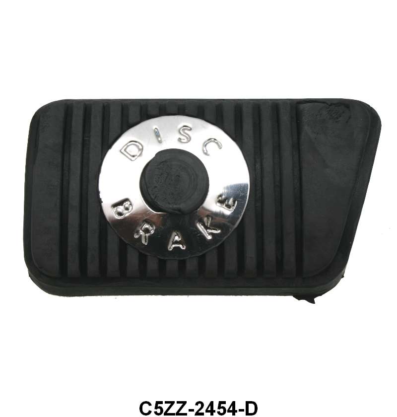 MANUAL TRANS BRAKE PEDAL PAD - 67-71 FRLN 68-70 FLC 65-70 MUST W/DISC