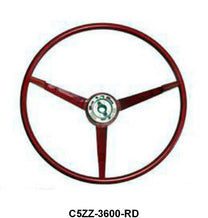 STEERING WHEEL - 65 MUSTANG BRIGHT RED