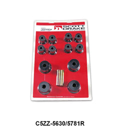 POLYURETHANE LEAF SPRING BUSHING KIT - 64-65 FLCN, 64-70 MUST