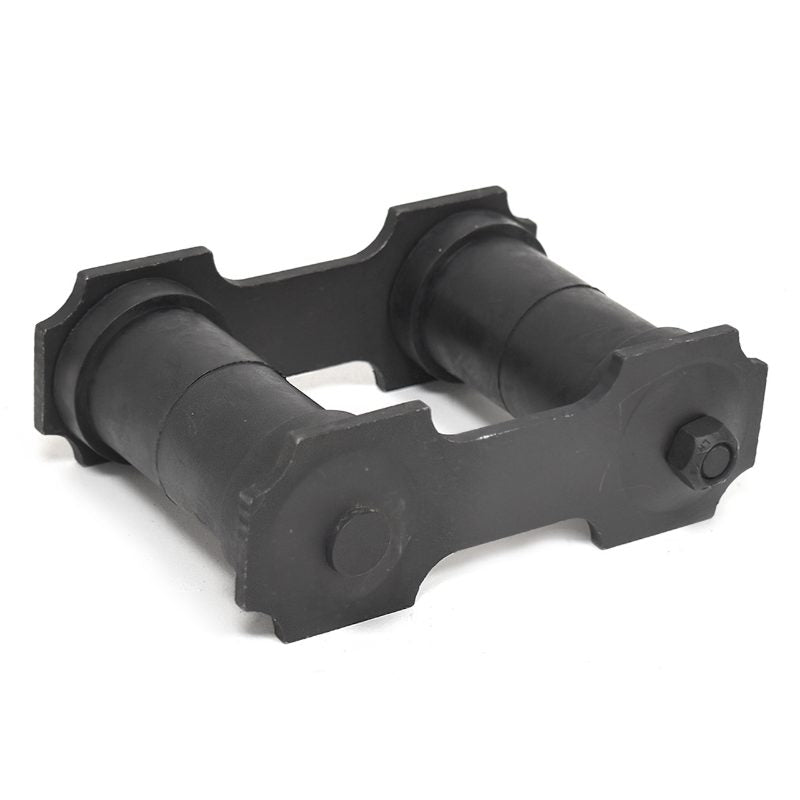 REAR OF REAR SPRING SHACKLE KIT - 64-70 MUSTANG WITH FACTORY DUAL EXHAUST