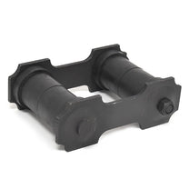 REAR OF REAR SPRING SHACKLE KIT - 64-70 MUSTANG WITH FACTORY DUAL EXHAUST