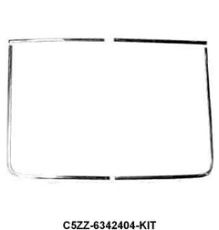 REAR WINDOW MOLDING - 65-66 MUSTANG FASTBACK 4 PIECES