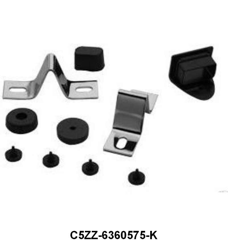 FASTBACK REAR SEAT HARDWARE  - EARLY 65 MUSTANG