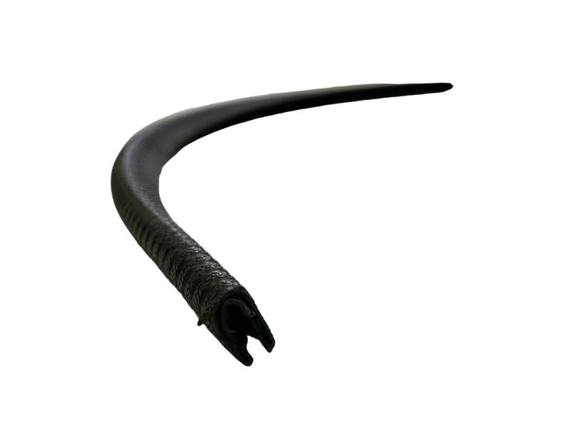 WEAVE PATTERN PINCH-ON WINDLACE - 64-72 ALL PASS, BLACK