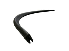 WEAVE PATTERN PINCH-ON WINDLACE - 64-72 ALL PASS, BLACK