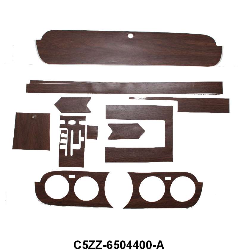 INTERIOR WOODGRAIN DECAL KIT - 65-66 MUSTANG