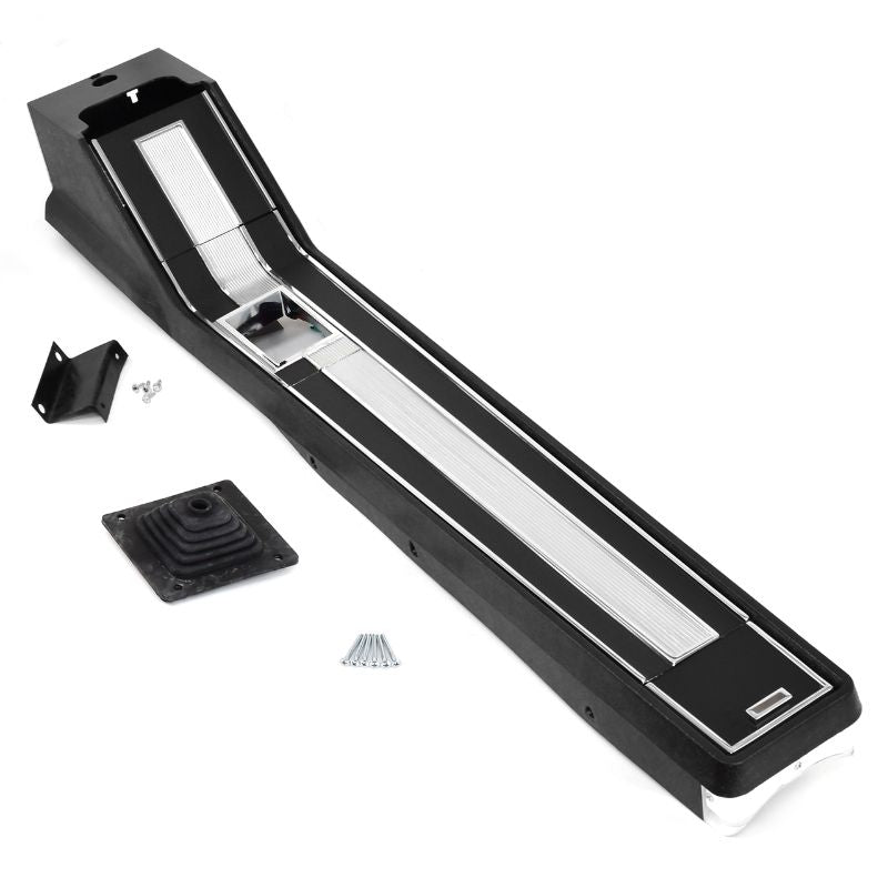 COMPLETE CONSOLE ASSEMBLY - 65-66 MUSTANG W/MANUAL W/O A/C