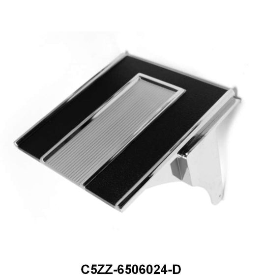 FRONT CONSOLE DOOR - 65-66 MUSTANG, FLIP OPEN WITH SPRINGS