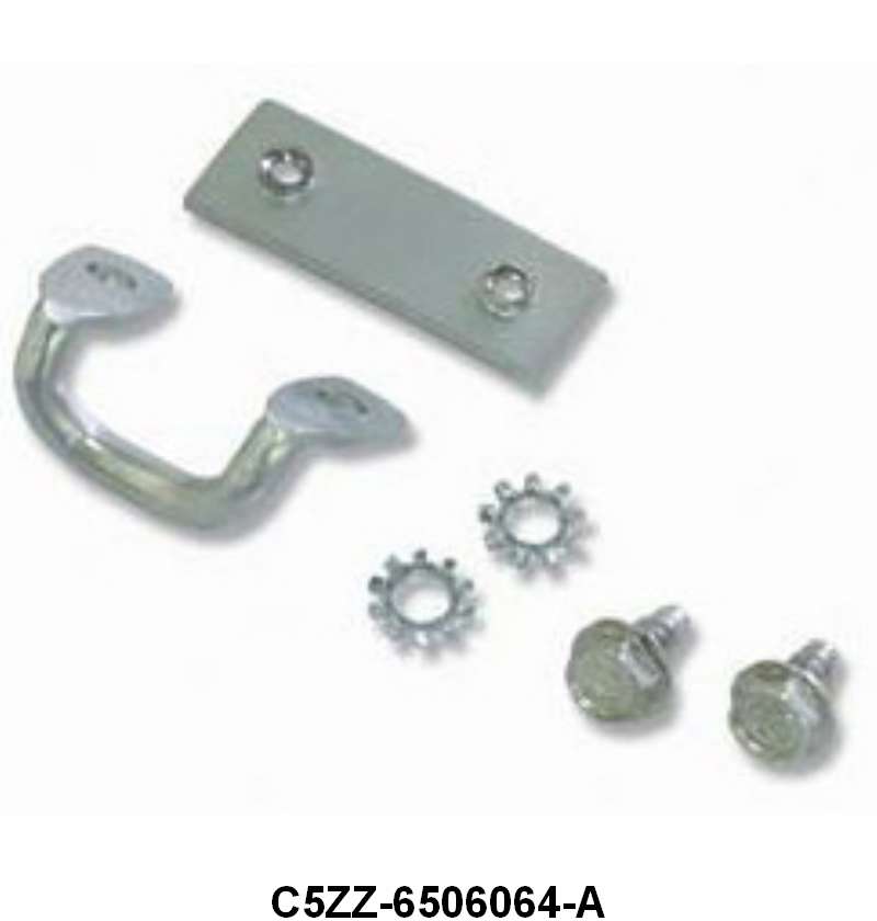 GLOVE BOX DOOR STRIKER - 64-66 MUSTANG ZINC