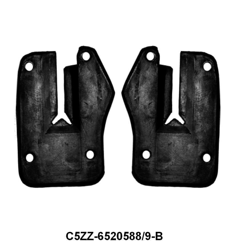 REAR OF FRONT DOOR TO WINDOW SEALS - 64-66 MUSTANG