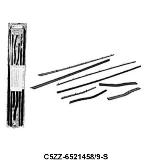 DOOR AND QUARTER WINDOW ANTI-RATTLERS - 64-66 MUSTANG COUPE/CONVERTIBLE