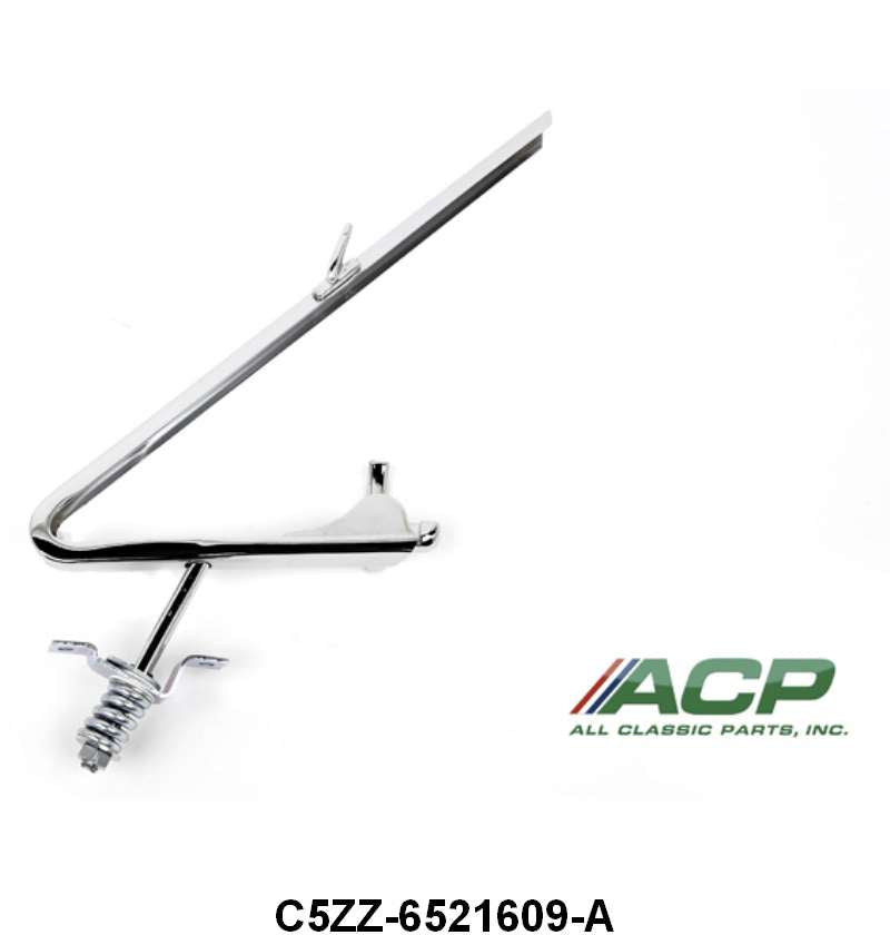 VENT WINDOW GLASS FRAME - 65-66 MUSTANG LEFT HAND