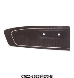 DOOR PANELS - 64-65 MUSTANG STD BLACK