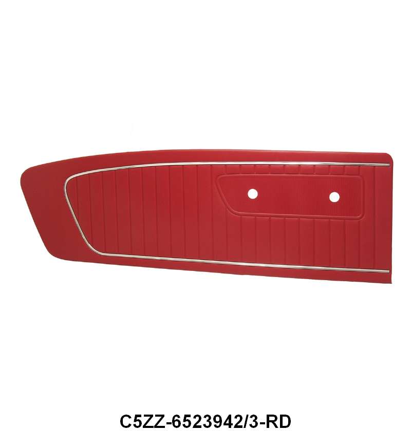 DOOR PANELS - 64-65 MUSTANG STD RED