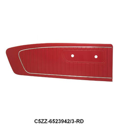 DOOR PANELS - 64-65 MUSTANG STD RED