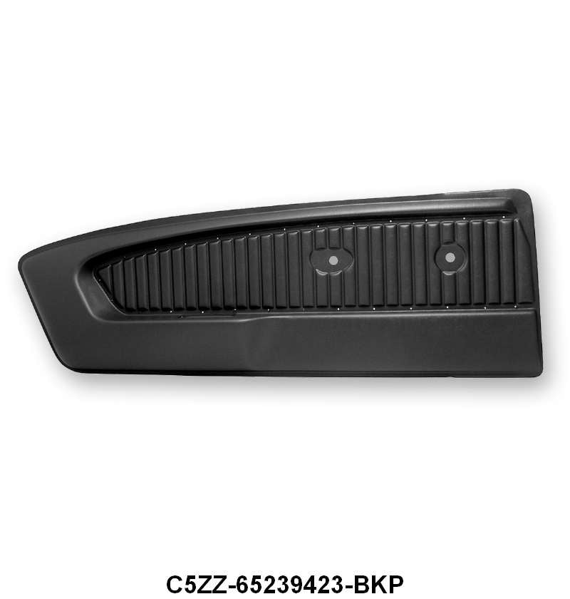 MUSTANG DELUXE DOOR PANELS - 65-66 MUSTANG PONY BLACK