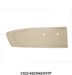MUSTANG DELUXE DOOR PANELS - 65-66 MUSTANG PONY WHITE