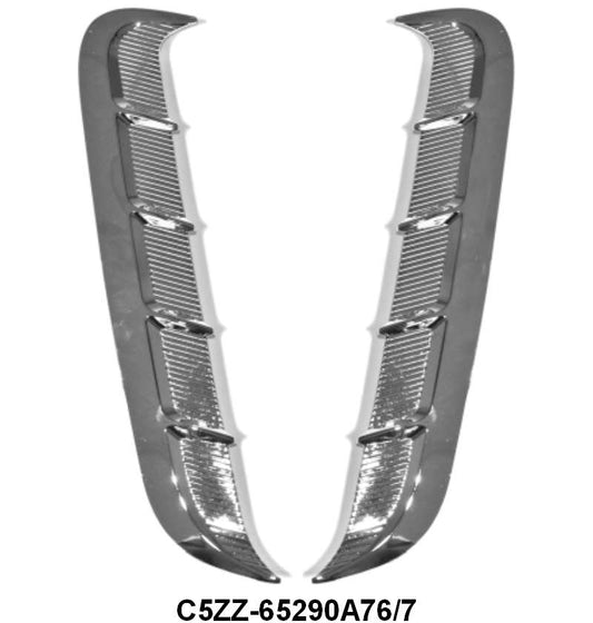 QUARTER PANEL ORNAMENTS - 64-65 MUSTANG