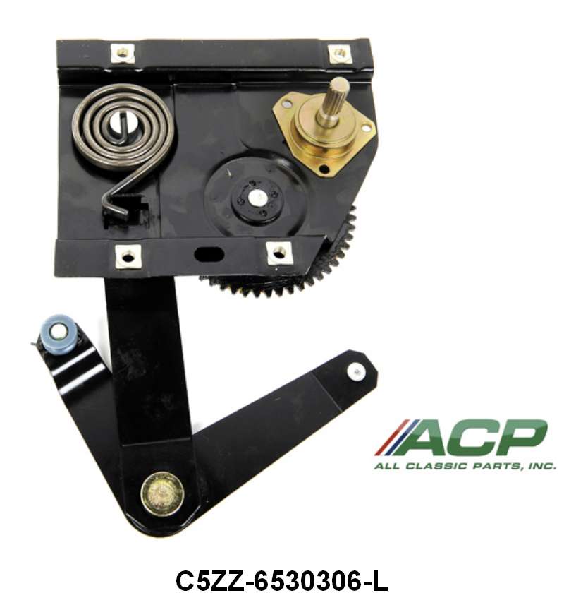 QUARTER WINDOW REGULATOR - 64-67 MUSTANG COUPE/CONV LH