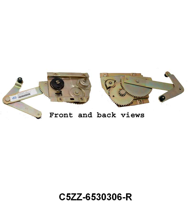 QUARTER WINDOW REGULATOR -  64-67 MUSTANG COUPE/CONV RH