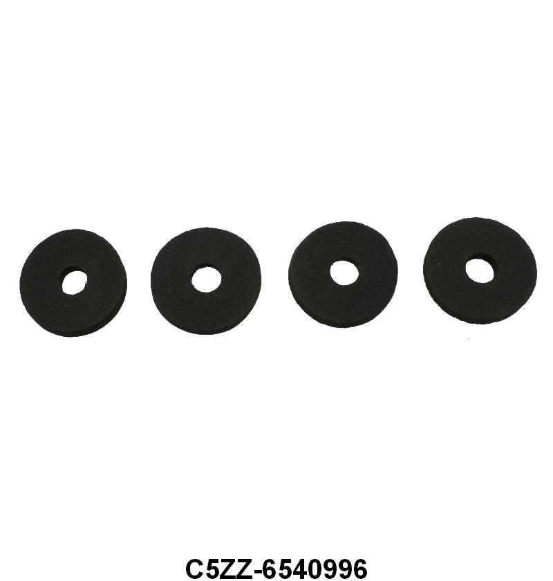 REAR BUMPER BRACKET TO BODY PADS - 65-73 MUSTANG  4pcs