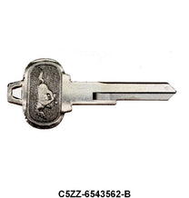 TRUNK & GLOVE BOX KEY BLANK - 64-66 MUSTANG WITH "PONY" ON KEY