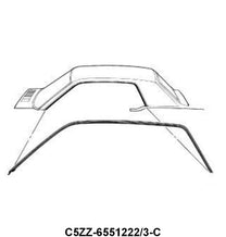 ROOF RAIL SEALS - 64-66 MUSTANG COUPE, 67-68 COUGAR