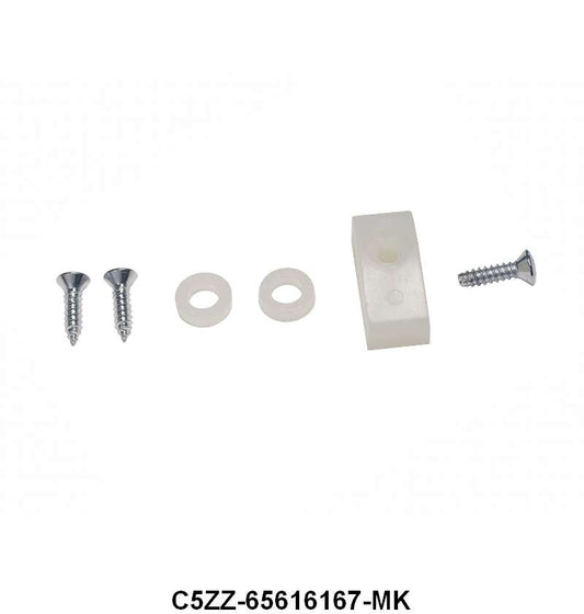 BUCKET SEAT OUTER HINGE COVER MOUNT KIT - 64-66 MUSTANG