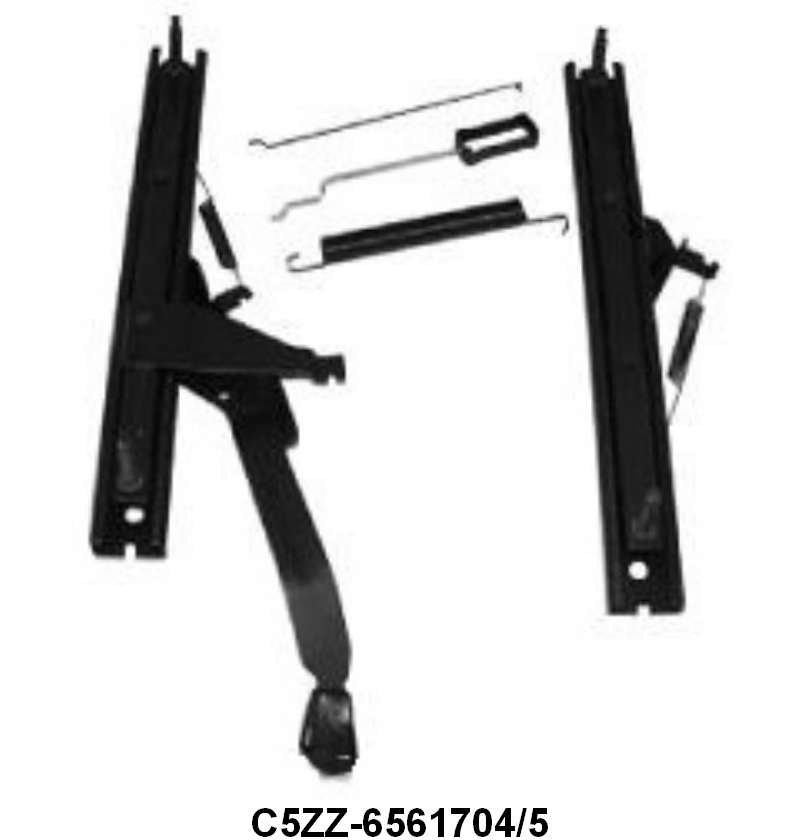 SEAT TRACK ASSEMBLY - 65-68 MUSTANG