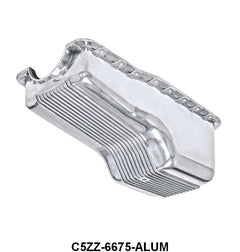 POLISHED ALUMINUM OIL PAN - 64-72 260, 289, 302 "CAL CUSTOM"