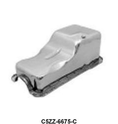 CHROME OIL PAN - 62-73 PASS 260/289/302 CHROME FRONT SUMP